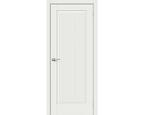 Межкомнатная дверь Прима-10.Ф7, цвет: White Matt Размер полотна в мм: 200*60