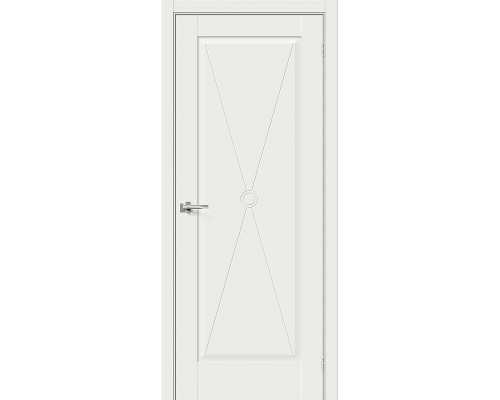 Межкомнатная дверь Прима-10.Ф2, цвет: White Matt Размер полотна в мм: 200*60