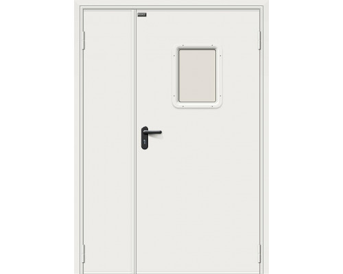 Специальная дверь ДПО-1,5 Bravo Размер полотна в мм: 205*145 левое Стекло: Противопожарное стекло 300*400*22 мм (триплекс), с рамкой на винтах - 2 шт