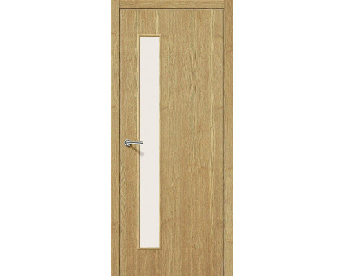 Специальная дверь Гост-3, цвет: Т-01 (ДубНат) Размер полотна в мм: с усилением 200*90 Стекло: Magic Fog