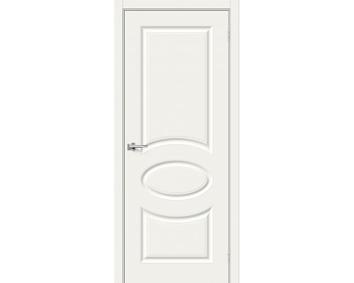 Межкомнатная дверь Скинни-20, цвет: Whitey Размер полотна в мм: 200*80