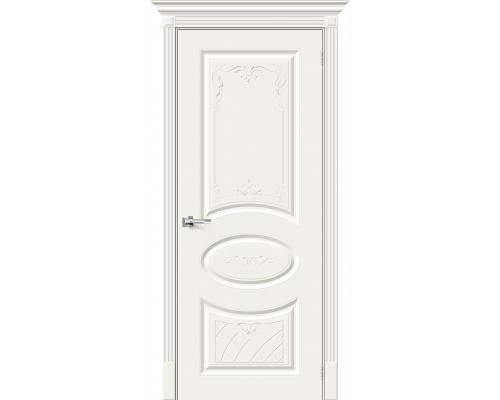 Межкомнатная дверь Скинни-20 Art, цвет: Whitey Размер полотна в мм: 190*55