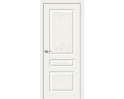 Межкомнатная дверь Скинни-14 Аrt, цвет: Whitey Размер полотна в мм: 200*60