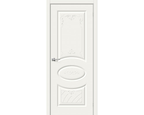 Межкомнатная дверь Скинни-20 Art, цвет: Whitey Размер полотна в мм: 200*70