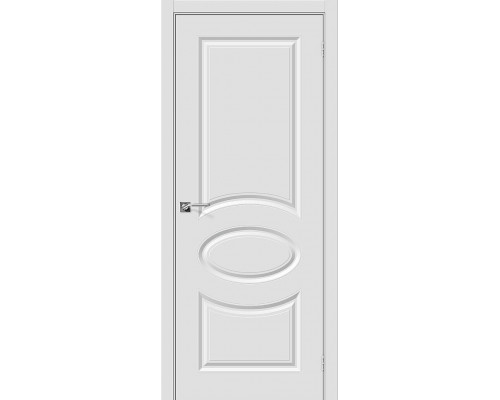 Межкомнатная дверь Скинни-20, цвет: П-23 (Белый) Размер полотна в мм: 200*60