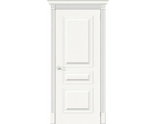 Межкомнатная дверь Вуд Классик-14, цвет: Whitey Размер полотна в мм: 200*70