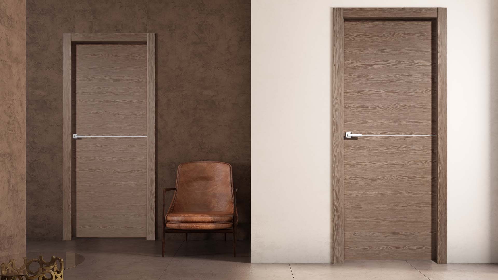 Вариант двери из экошпона в прихожей Вариант двери из экошпона в прихожей