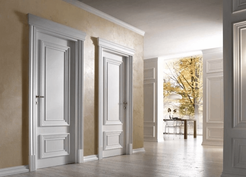 Рельефы на двери с покрытием «эмалит»