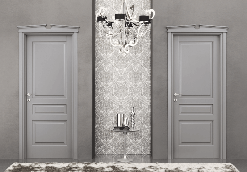 Элегантность и роскошь за счет дверей «эмалит» в интерьере