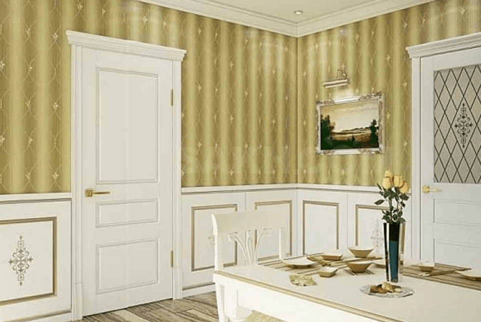 Рельефы на двери с покрытием «эмалит»